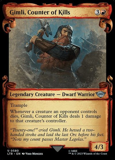 Gimli, Counter of Kills - The Lord of the Rings: Tales of Middle-earth