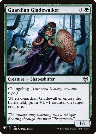 Guardian Gladewalker - The List