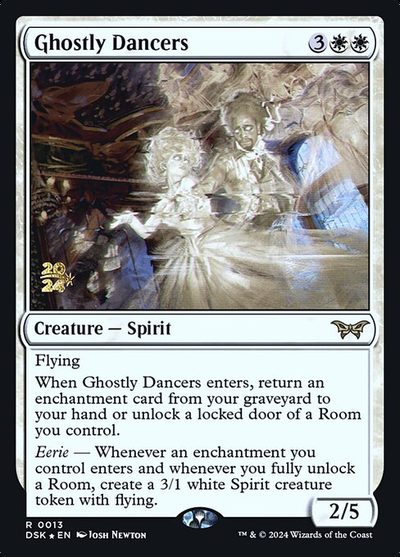 Ghostly Dancers - Duskmourn: House of Horror Promos