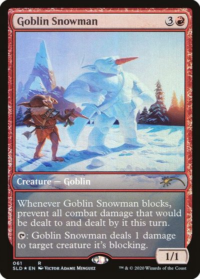 Goblin Snowman - Secret Lair Drop