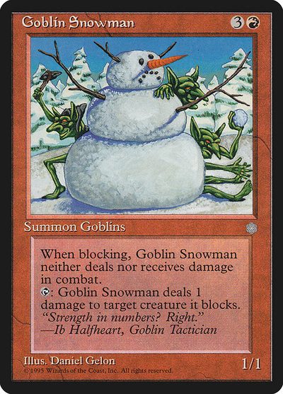 Goblin Snowman - Ice Age
