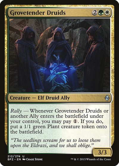 Grovetender Druids - Battle for Zendikar