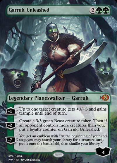 Garruk, Unleashed - Magic Online Promos