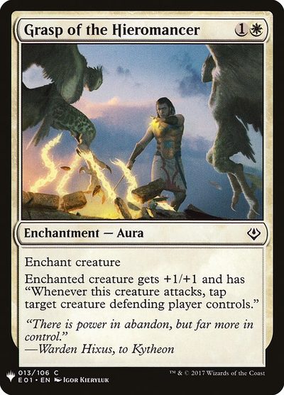 Grasp of the Hieromancer - The List