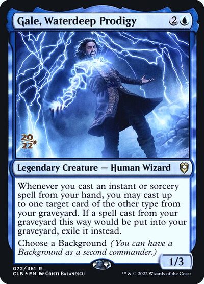 Gale, Waterdeep Prodigy - Battle for Baldur's Gate Promos