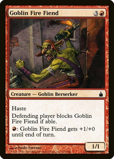 Goblin Fire Fiend - Ravnica: City of Guilds