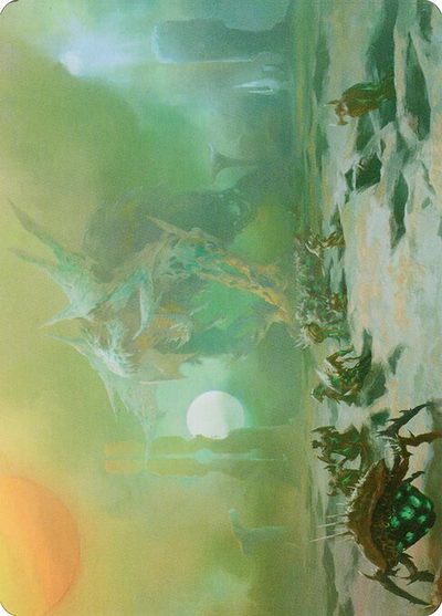 Green Sun's Twilight // Green Sun's Twilight - Phyrexia: All Will Be One Art Series