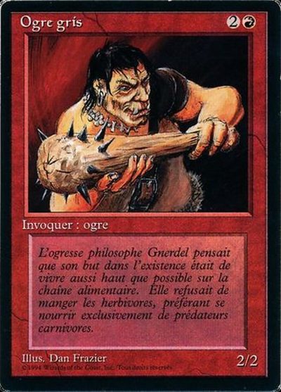 Gray Ogre - Foreign Black Border