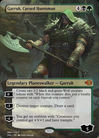 Garruk, Cursed Huntsman - Magic Online Promos
