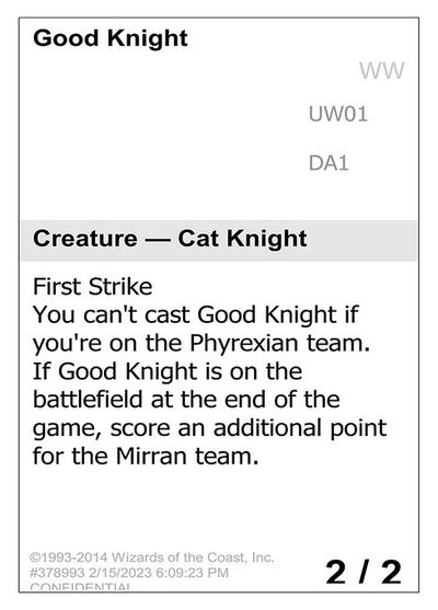 Good Knight - Unknown Event