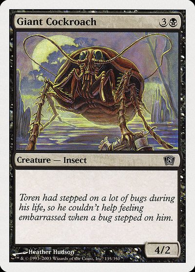 Giant Cockroach - Eighth Edition