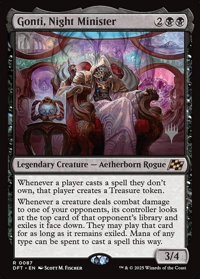 Gonti, Night Minister - Aetherdrift Promos