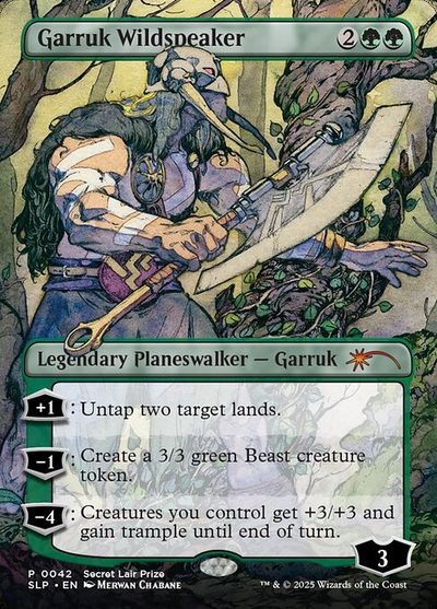 Garruk Wildspeaker - Secret Lair Promo