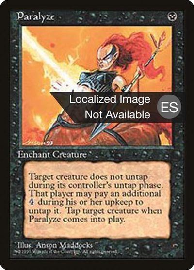 Paralyze - Fourth Edition Foreign Black Border