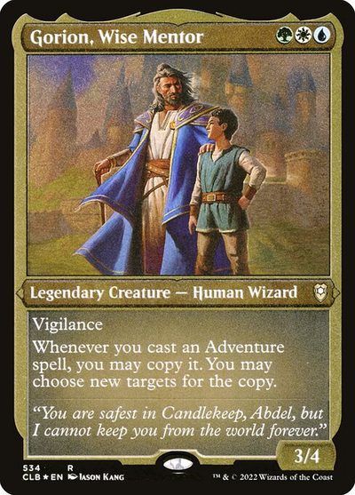 Gorion, Wise Mentor - Commander Legends: Battle for Baldur's Gate