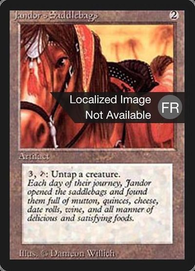 Jandor's Saddlebags - Foreign Black Border