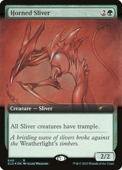 Horned Sliver - Secret Lair Drop