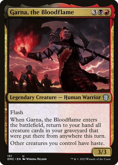 Garna, the Bloodflame - Dominaria United Commander