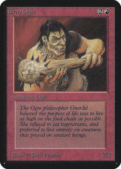 Gray Ogre - Limited Edition Alpha