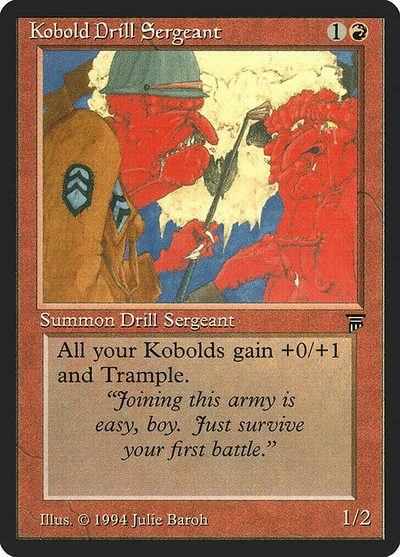 Kobold Drill Sergeant - Legends