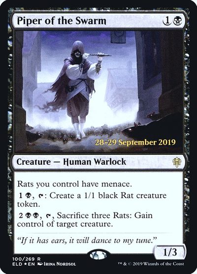 Piper of the Swarm - Throne of Eldraine Promos