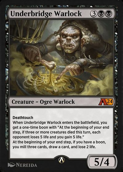 Underbridge Warlock - Alchemy: Wilds of Eldraine