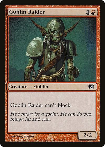 Goblin Raider - Eighth Edition