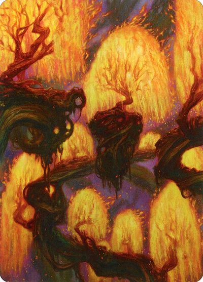 Grove of the Burnwillows // Grove of the Burnwillows - Zendikar Rising Art Series