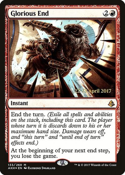 Glorious End - Amonkhet Promos