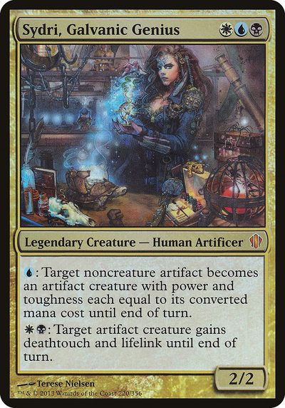 Sydri, Galvanic Genius - Commander 2013 Oversized