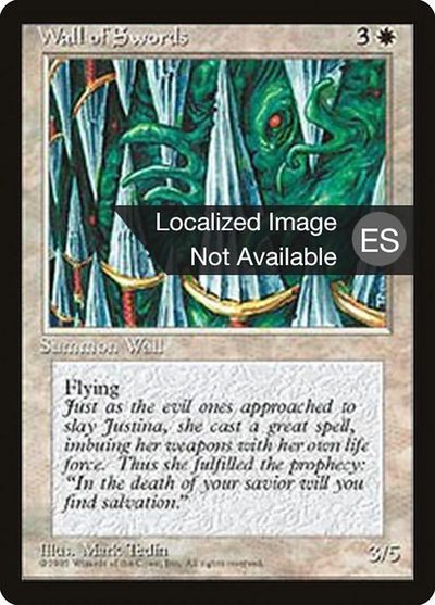 Wall of Swords - Fourth Edition Foreign Black Border