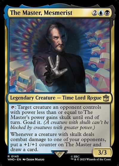 The Master, Mesmerist - Doctor Who