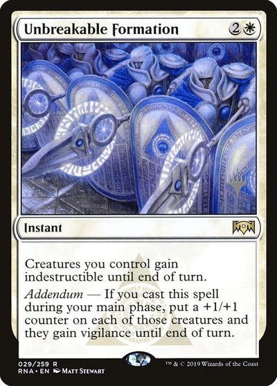 Unbreakable Formation - Ravnica Allegiance Promos