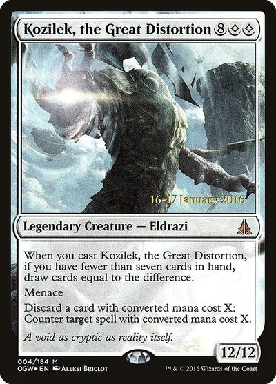 Kozilek, the Great Distortion - Oath of the Gatewatch Promos