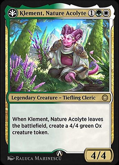 Klement, Nature Acolyte - Alchemy Horizons: Baldur's Gate
