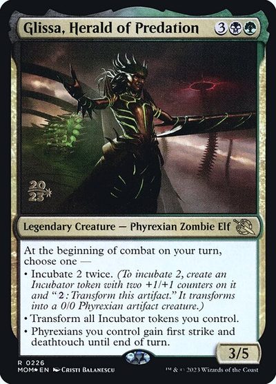 Glissa, Herald of Predation - March of the Machine Promos
