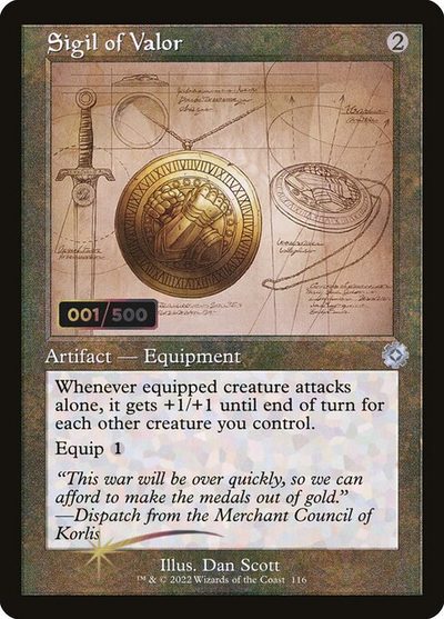 Sigil of Valor - The Brothers' War Retro Artifacts