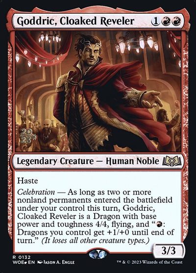 Goddric, Cloaked Reveler - Wilds of Eldraine Promos