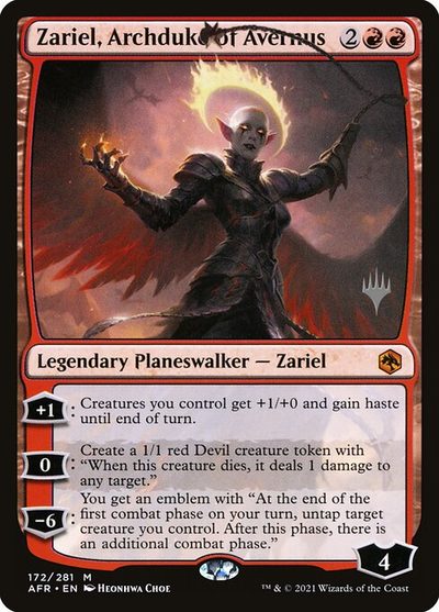 Zariel, Archduke of Avernus - Adventures in the Forgotten Realms Promos