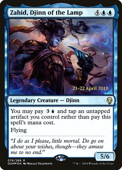 Zahid, Djinn of the Lamp - Dominaria Promos