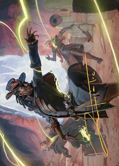 Lilah, Undefeated Slickshot // Lilah, Undefeated Slickshot - Outlaws of Thunder Junction Art Series