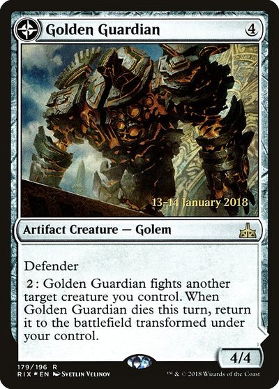 Golden Guardian // Gold-Forge Garrison - Rivals of Ixalan Promos