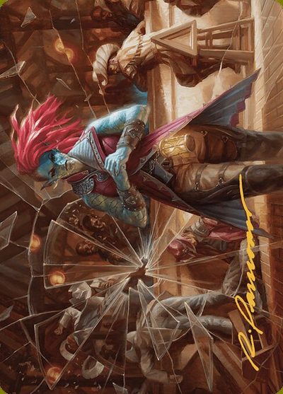 Obeka, Splitter of Seconds // Obeka, Splitter of Seconds - Outlaws of Thunder Junction Art Series