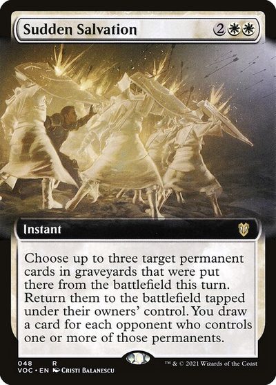 Sudden Salvation - Crimson Vow Commander