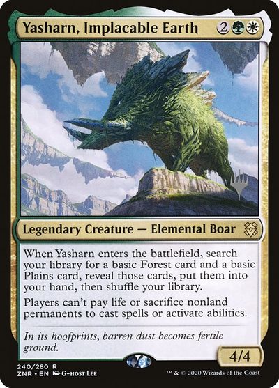 Yasharn, Implacable Earth - Zendikar Rising Promos
