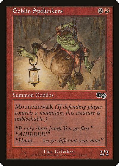 Goblin Spelunkers - Urza's Saga