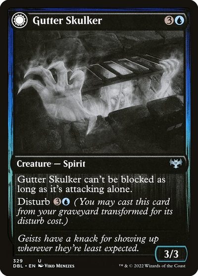 Gutter Skulker // Gutter Shortcut - Innistrad: Double Feature