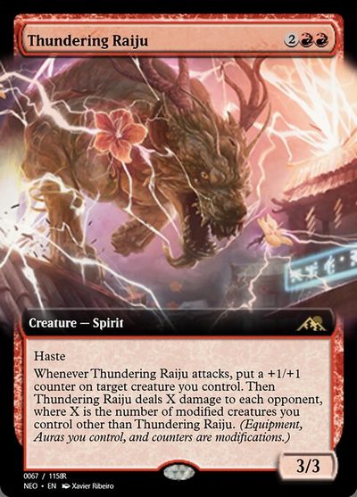 Thundering Raiju - Magic Online Promos