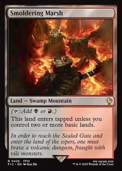 Smoldering Marsh - Final Fantasy Commander