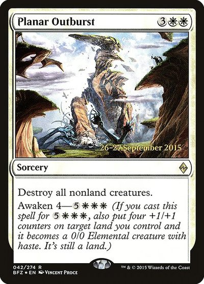 Planar Outburst - Battle for Zendikar Promos